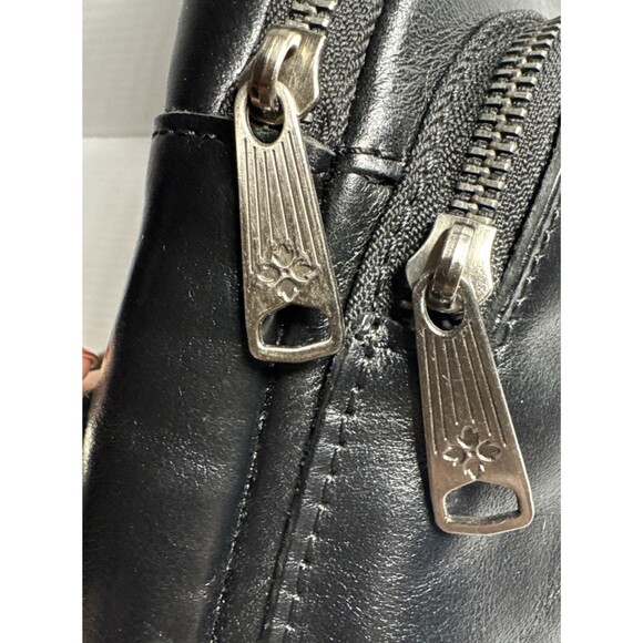 Patricia Nash Louetta Sling Bag Crossbody Distressed Vintage Leather Black NWT - Picture 7 of 7
